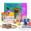 kit de peinture de rock en pierre créative pour enfants